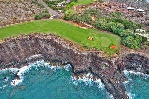 Manele 17th Green Aerial